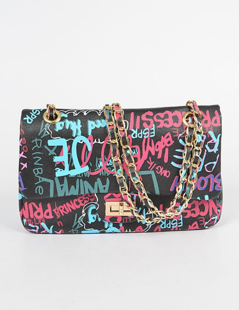 Graffiti purse hotsell